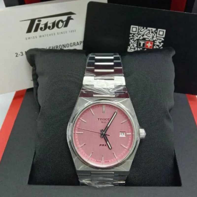 Tissot PRX Swiss Quartz 35mm Pink Dial unisex Watch- T137.210.11.331.00